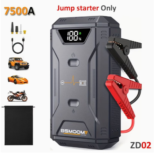 Avviatore auto 12v 7500a - avviatore,