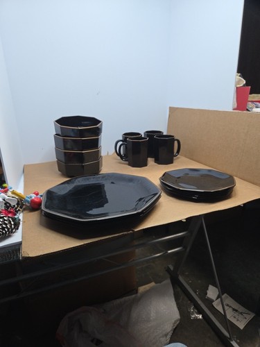 Set piatti ottagonali - 16,