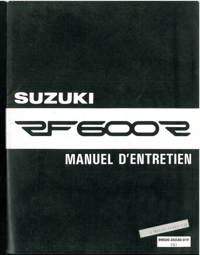 Revue atelier suzuki 600 - d'atelier,