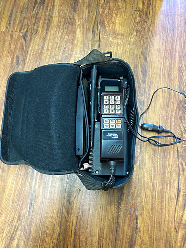 Telefono motorola nero vintage - telefono,