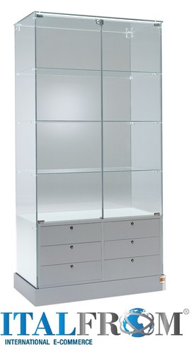 Vetrina con top cristallo - vetrina,