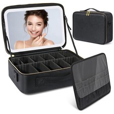 Borsa Trucco con Specchio LED