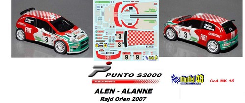 Fiat punto s2000 alen - punto,