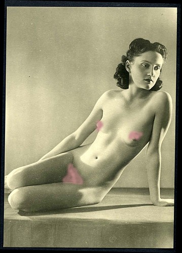 Tre fotocartoline modelle nudo - tre,