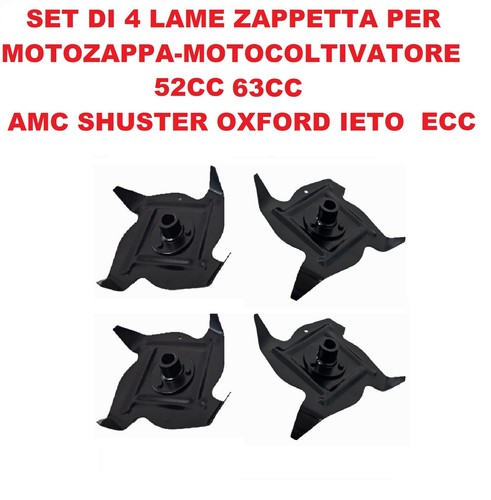 Set lame zappetta motozappa - 4,