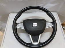 ORIGINALE SEAT IBIZA IV (6J) VOLANTE IN PELLE 3 MEMORIE VOLANTE AIRBAG 6J0419091A