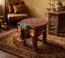Sgabello decorativo laterale a