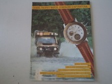 advertising Pubblicità 1990 CAMEL TROPHY WATCH MULTICHRONO