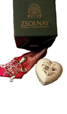 OFFERTA LIMITATA-ZSOLNAY Hungary vintage+ tartaruga con swarovski