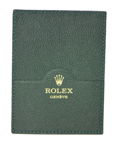 Rolex verde portafoglio scheda - verde,