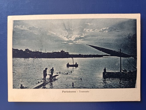 560a cartolina porto torres - cartolina,