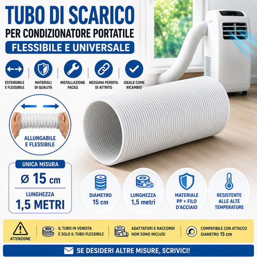Tubo scarico condizionatore - tubo,