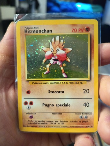 Carta pokémon hitmonchan holo - carta,