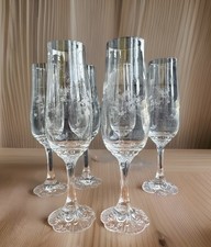 ROSENTHAL CLASSIC ROSE MONBIJOU RANKE 6 BICCHIERI DA CHAMPAGNE H 20,5 CM