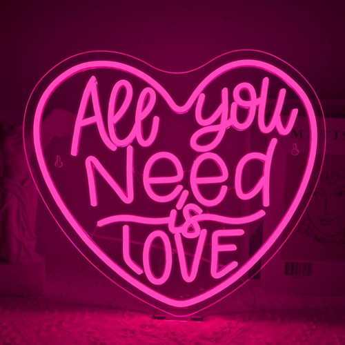 All you need love neon - neon, shield