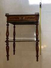antico tavolino intarsiato
