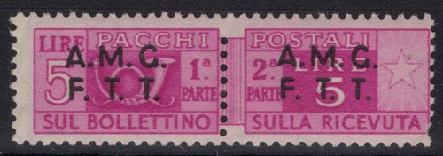 Trieste zona 1947 - 1947-48, pacchi