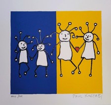 Paul Kostabi serigrafia