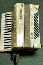 fisarmonica 80 bassi Paolo Soprani - Vintage colore bianco - Piano accordion
