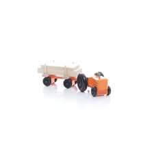 Gioco legno trattore con - in,
