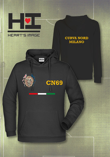 Felpa cappuccio inter cn69 - cappuccio,