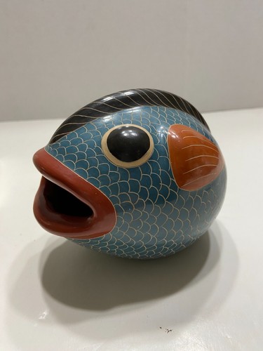 Vaso pesce ceramica juan - 3d,