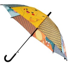 Pokemon Stoffa Ombrello Picachu Parapioggia per Pioggia Bambino