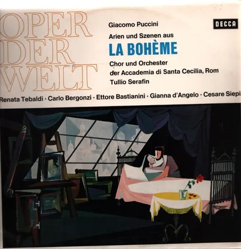 Puccini boheme decca vinyl - puccini,
