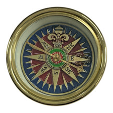 Compasso Premium Con Rosa Dei