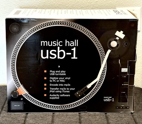 Music hall giradischi - giradischi, usb-1