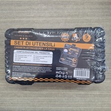 Set utensili 9 pezzi con