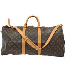 Borsa a mano Louis Vuitton Keepall Bandouliere 55 2 vie monogramma marrone M41414 16DA085