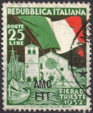 TRIESTE ZONA A AMG-FTT 1952 -