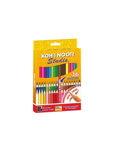 Matite colorate koh - 36, koh-i-noor