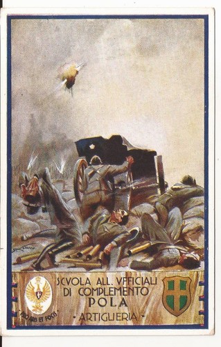 Cartolina reggimentale - cartolina,