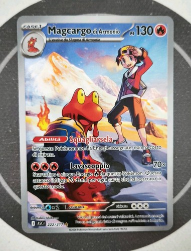 Carta pokemon magcargo - carta,