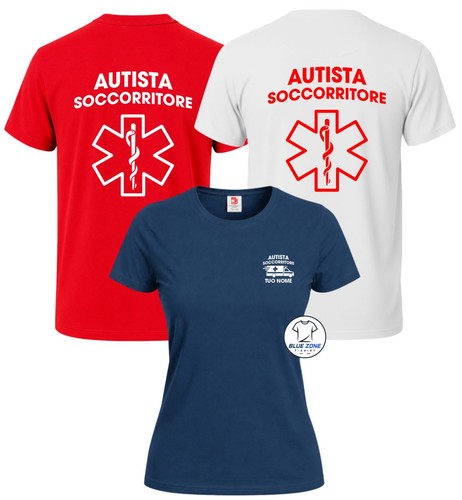 Maglietta autista soccorritore - autista,