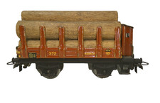 Marklin H0 carro merci aperto anni '50. Interamente in metallo.