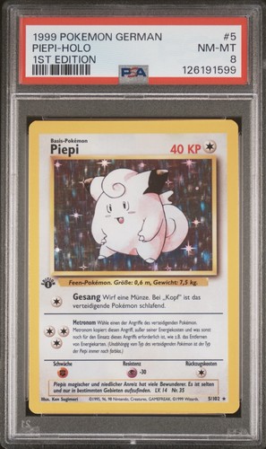 1999 pokemon german 1st - 1999,