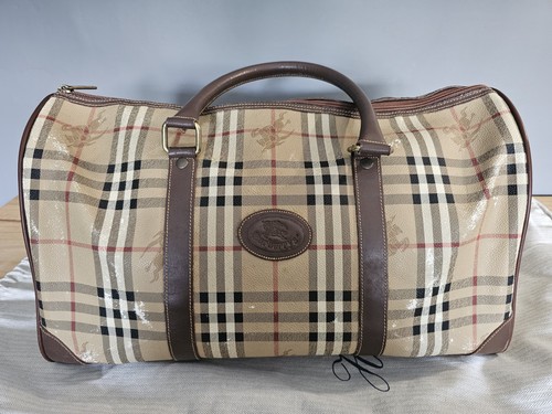 Borsone boston burberry beige - borsone/boston,