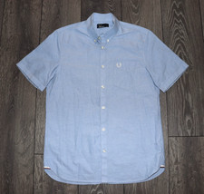 FRED PERRY BLUE SHORT SLEEVE