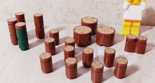 Lotto tronchi di legno - 18,