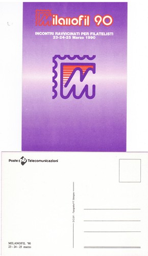 1990 cartolina speciale - , "