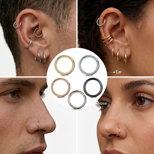 Piercing clicker anello - piercing,