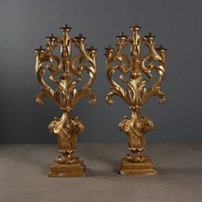 Candelabri Antichi Legno