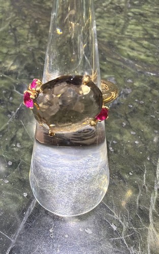 Anello pomellato bahia citrino - anello,