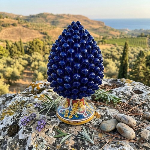 Pigna ceramica siciliana di - in,