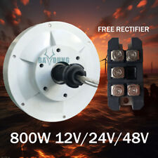 Generatore AC alternatore 800W 12V 24V 48V bassa velocità trifase coreless maglev