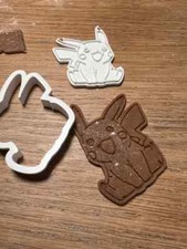 STAMPO TAGLIERINA FORMA BISCOTTO POKEMON BULBASAUR CHARMANDER PIKACHU SQUIRTEL 