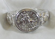 Anello sigillo templari - sigillo,
